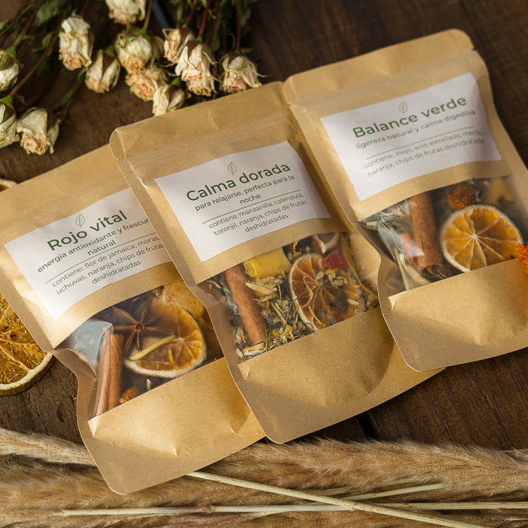 Pack de Infusiones Herbales (3 unidades)(120g c/u)