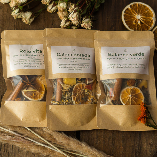 Pack de Infusiones Herbales (3 unidades)(120g c/u)